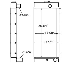 Sullivan Palatek 450491 radiator drawing