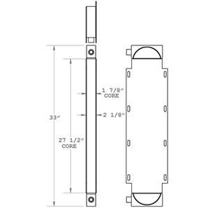 Sutphen 271028 oil cooler drawing