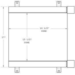 Takeuchi 270513 oil cooler drawing