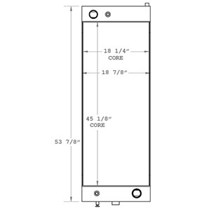 Taylor 450808 radiator drawing