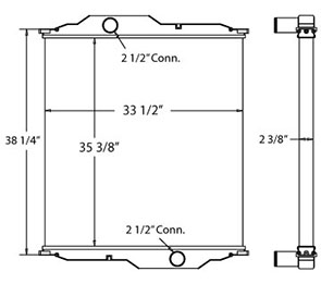 Temsa 310094 radiator drawing