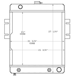 Tug 450494 radiator drawing