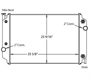 Winnebago 310085 radiator drawing