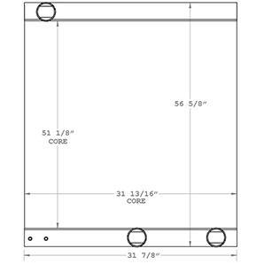 Wirtgen 450511 radiator drawing