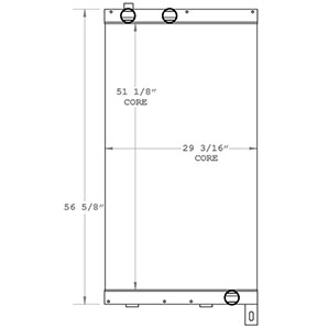 Wirtgen 450657 radiator drawing