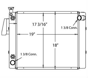 Yale 410020 radiator drawing