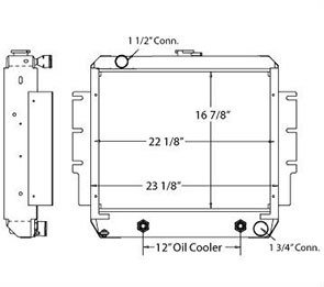 Yale 410200 radiator drawing