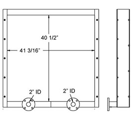 Young 270510 oil cooler drawing