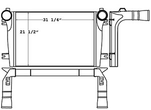 Advanced 280303 charge air cooler drawing