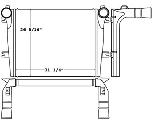 Advanced 280304 charge air cooler drawing