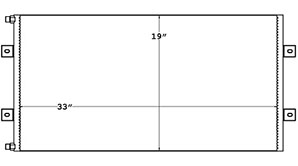 Ford CON0002 condenser drawing