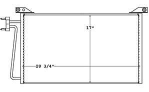 GMC CON0020 condenser drawing