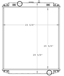 Bering 590002 radiator drawing
