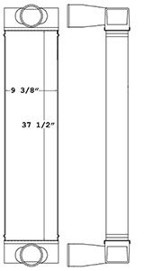 Neoplan TRA12044 charge air cooler drawing