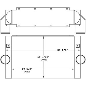 Sutphen 280302 charge air cooler drawing