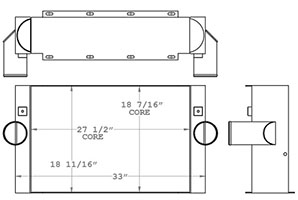 Sutphen 280313 charge air cooler drawing