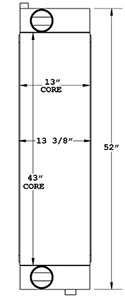 Taylor 280289 charge air cooler drawing