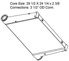 Temsa TRA12052 charge air cooler drawing