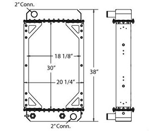 Thomas 310051 radiator drawing