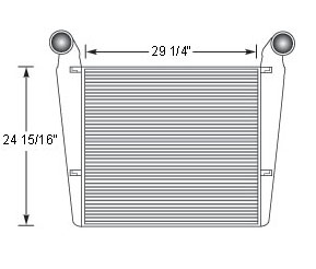 Thomas TRA12002 charge air cooler drawing