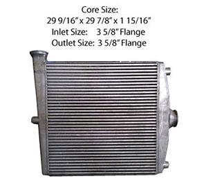 Van Hool TRA12027R charge air cooler