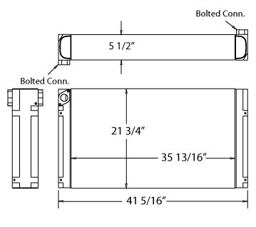 Atlas Copco XATS900E Oil Cooler - 270262