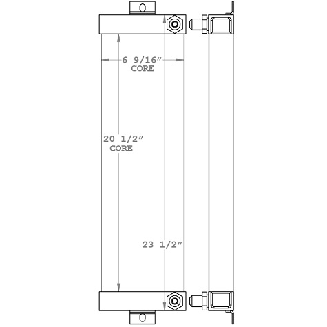 Bobcat 642 Oil Cooler - 271154