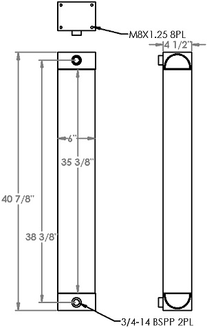 Atlas Copco Oil Cooler - 271291