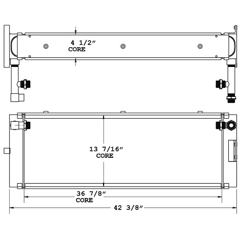 Hyundai Loader Oil Cooler - 270812