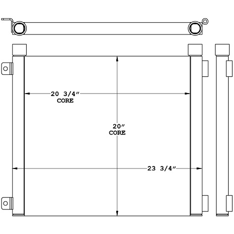 JLG Hydraulic Oil Cooler - 271006