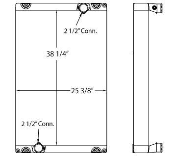 New Flyer Bus Radiator - 310120