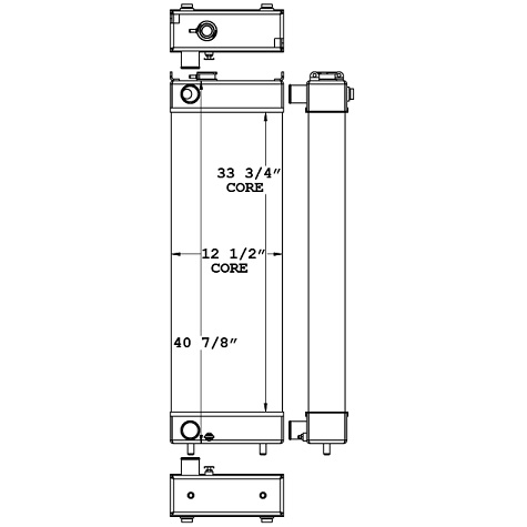 Doosan 225 Excavator Radiator - 451014