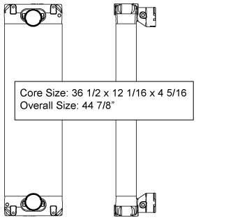 Bus Charge Air Cooler - TRA12060