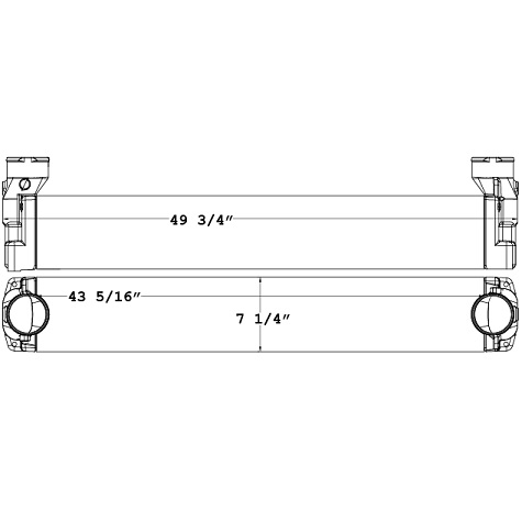 Bus Charge Air Cooler - TRA12066