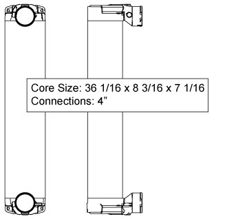 Bus Charge Air Cooler - TRA12068