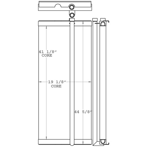 Link-Belt / Terex RT775 Crane Oil Cooler - 271071