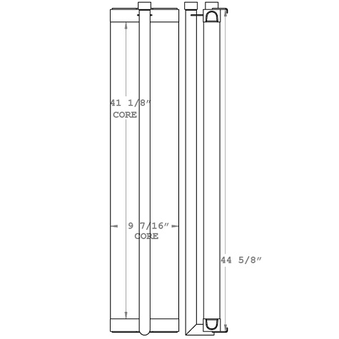 Link-Belt / Terex RT775 Crane Oil Cooler - 271070